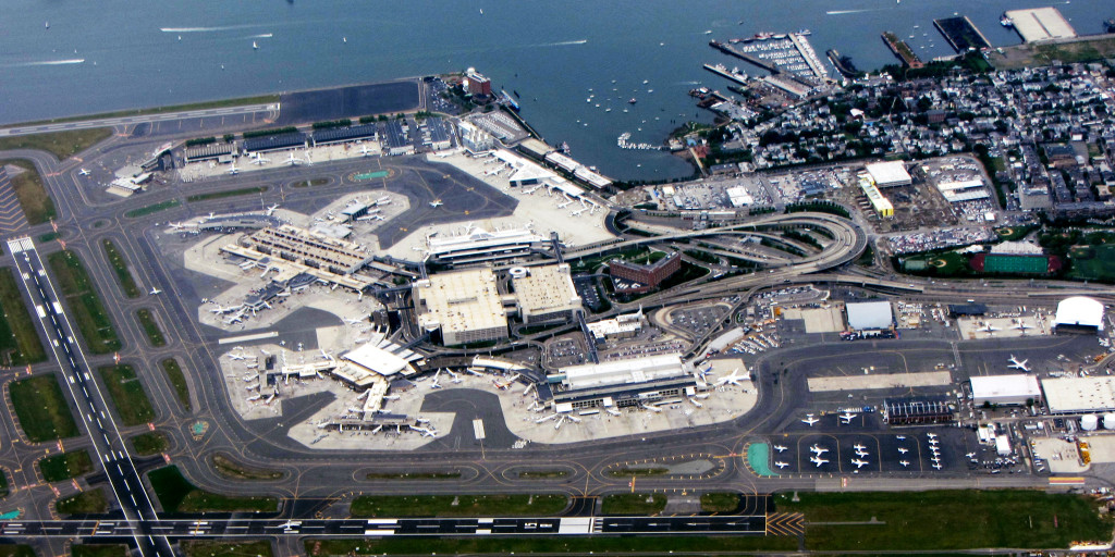 Boston Logan is a medium-sized airport, handling 684,875 tons of cargo in 2012 - making it only the 10th largest in America.