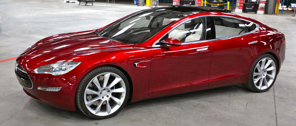 The Tesla Model S.