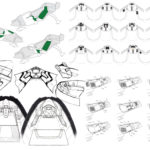 E-Go Aeroplane Light Aircraft Cockpit Industrial Design Sketches