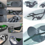 E-Go Aeroplane Light Aircraft Cockpit 3D CAD Modeling